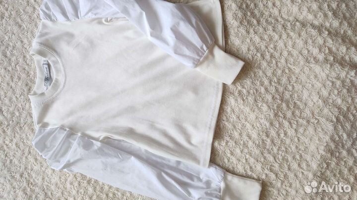 Блузка белая школьная