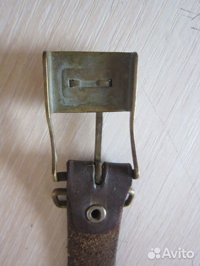 Ремень кожа пряжка латунь