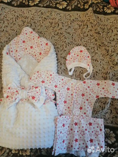 Комплект(конверт) на выписку лето