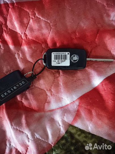 Брелок от skoda Фабиа