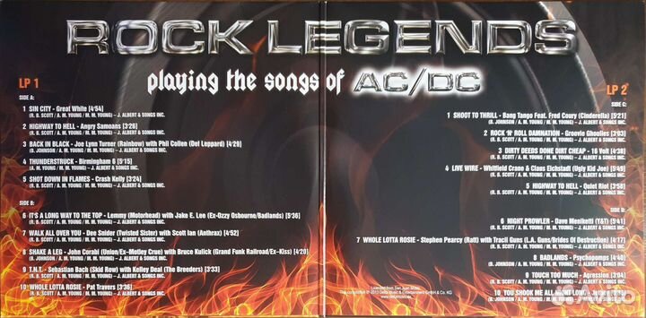 Tribute To AC/DC. Винил