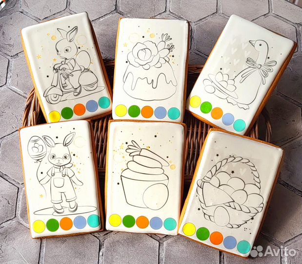 Пряник раскраска