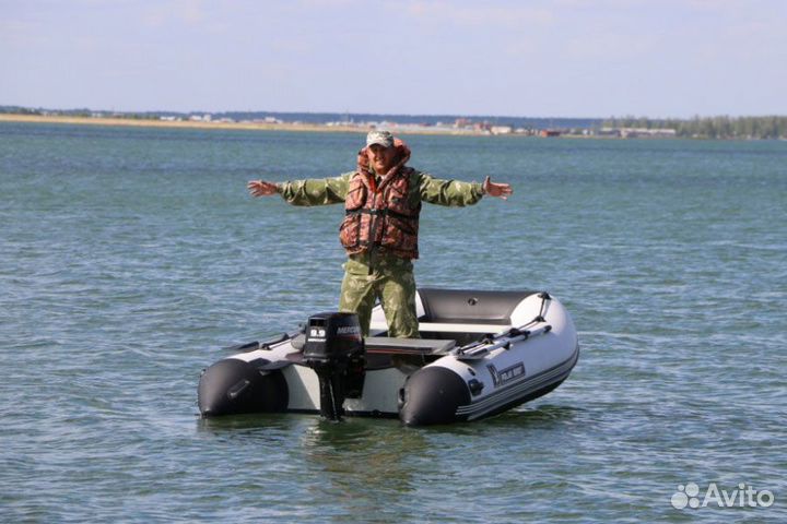 Лодка Polar Bird 340M Merlin нднд; бело-черная