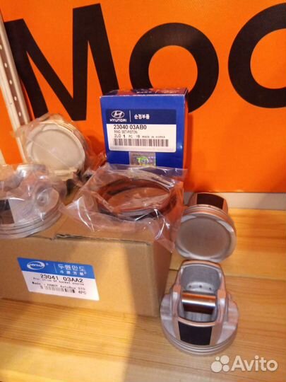 Поршни 1,4 G4LC 2304103AA2 стд и +0,25