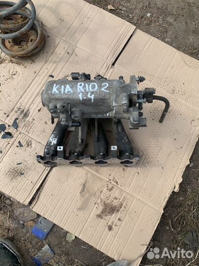 Впускной коллектор kia rio 2 1,4
