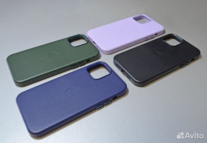 Кожаные чехлы Magsafe на iPhone 12/13 (Pro)