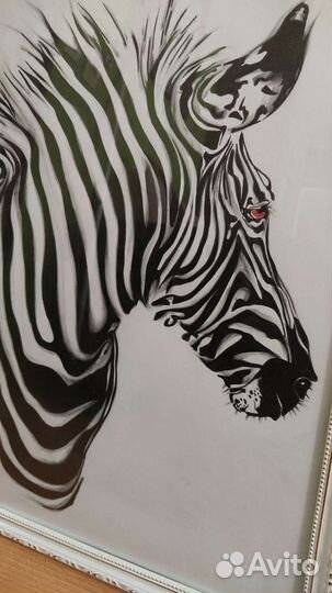 Картина Зебра (графика)