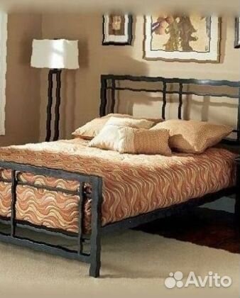 Кровать в стиле «лофт» из металла