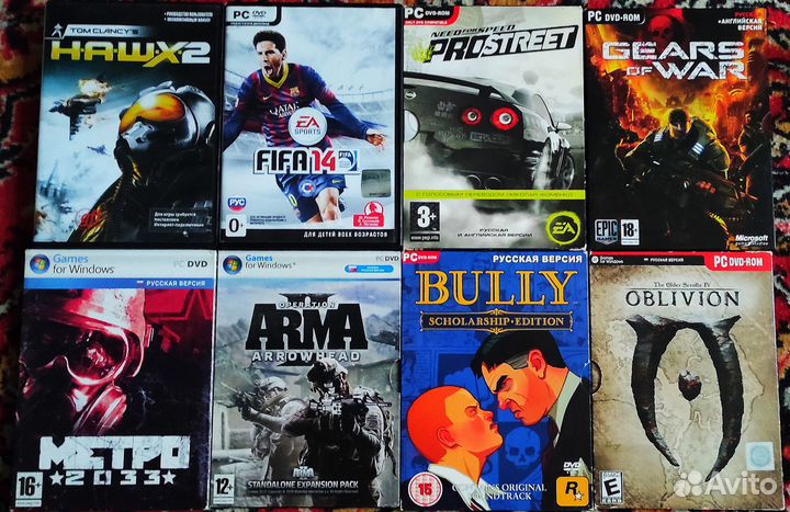 Игры dvd box пк ps2