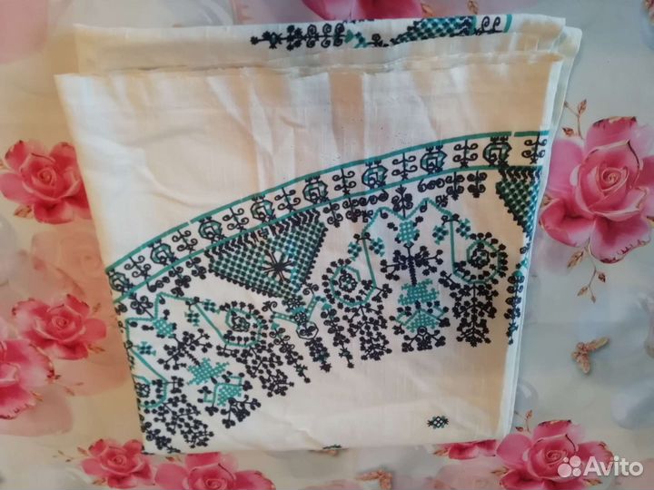 Скатерть лен новая