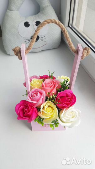 Букет цветов из мыла