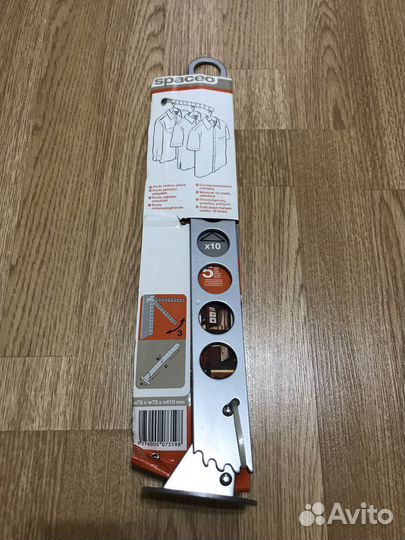 Вешало мобильное Spaceo 75 х 410 х 75 мм металл