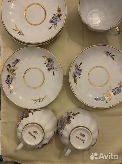 Чайный сервиз лфз Императорский фарфоровый завод