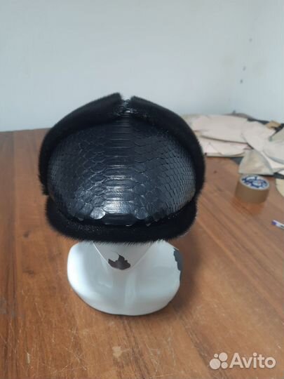 Меховая мужская кепка из нерпы