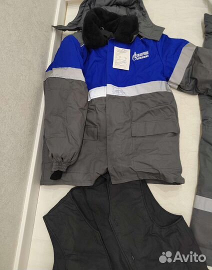 Спецодежда зимняя Газпром 44-46/170-176