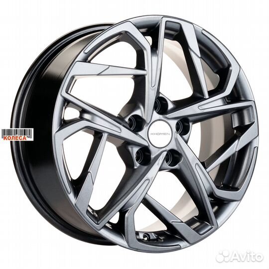 Khomen Wheels KHW1716 7x17 5x110 ET40 Dia67.1 Gray