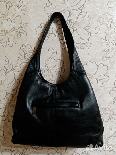 Сумка нат кожа+нат замш Италия