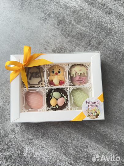 Наборы из бельгийского шоколада на Пасху
