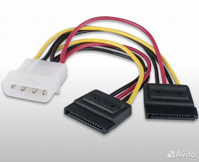 Переходник SATA molex двойной