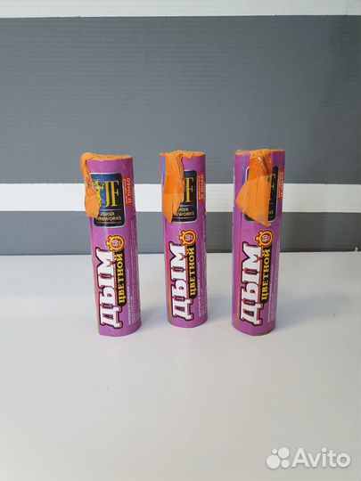 Цветной дым Фуксия горение 60 секунд