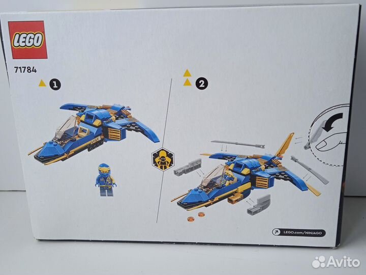 Лего молниеносный реактивный самолёт эво Джея