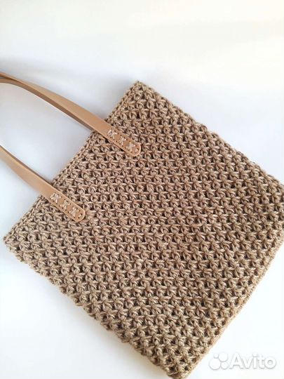 Шопер сумка джут