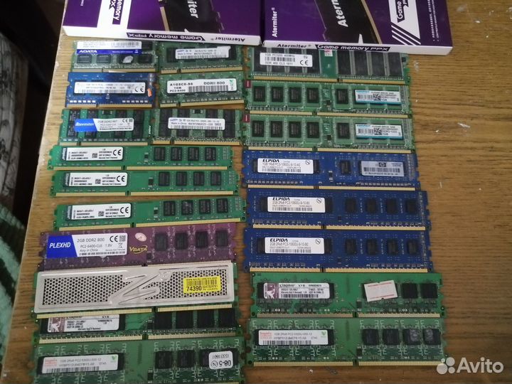 Оперативная память 1,2,4,8Gb
