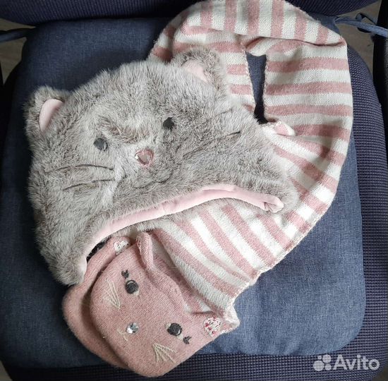 Шапки с шарфами