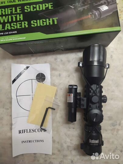 Прицел оптический с лазером Bushnell LS3-10x42E