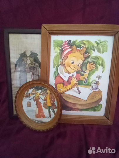 Картина сувенир плакат СССР советские