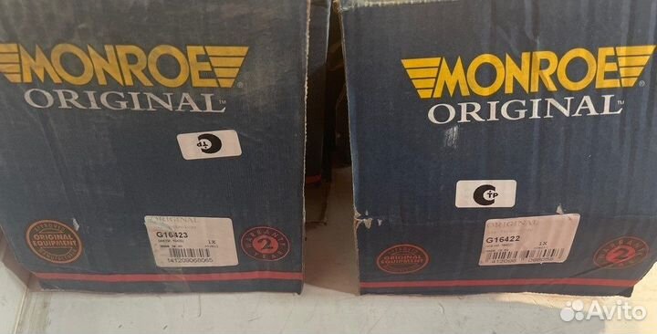 Амортизаторы передние новые Monroe Peugeot 306