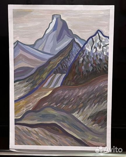 Картина гуашью