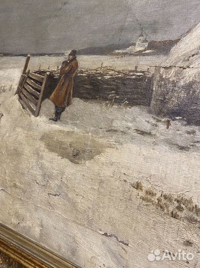 Зимний пейзаж Картина 1910 год