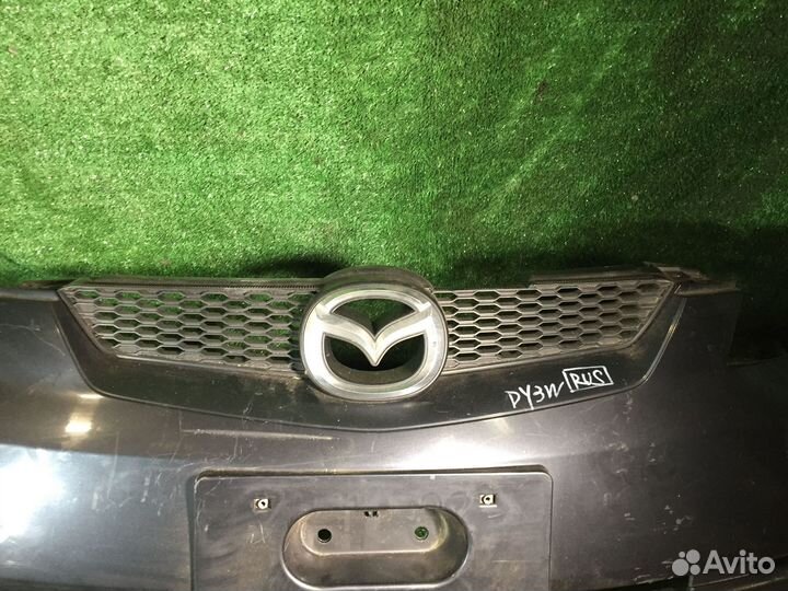 Бампер передний рест Mazda Demio DY3R DY3W Серый с