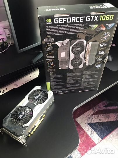 Видеокарта palit gtx 1060 6gb super jetstream