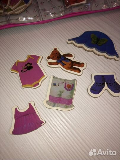 Магнитная игра «одень куклу»