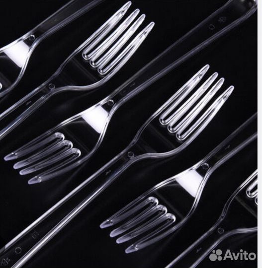 Одноразовые вилки. Набор из 50 шт