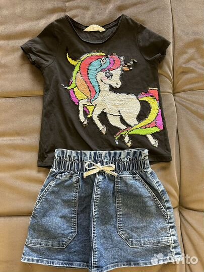 Вещи пакетом на девочку 116-122