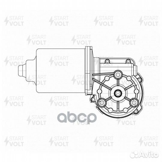 Моторедуктор стеклооч. для а/м Chery Very/Bonus