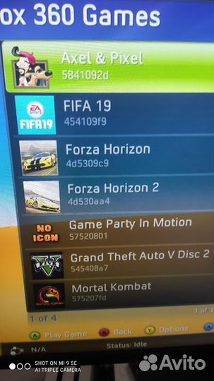 Xbox 360 прошит фрибут, 2 джойстика, 210 игр