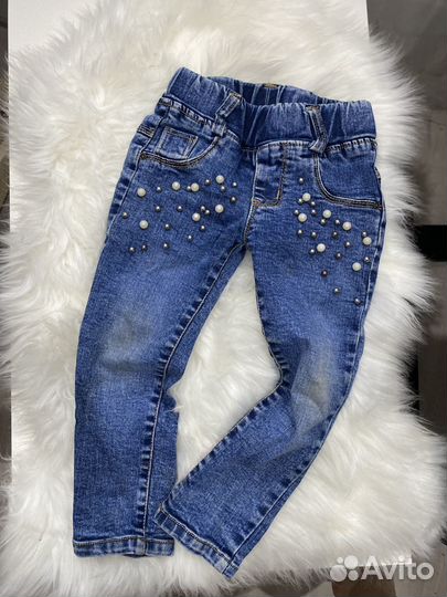 Джинсы для девочки 80 86