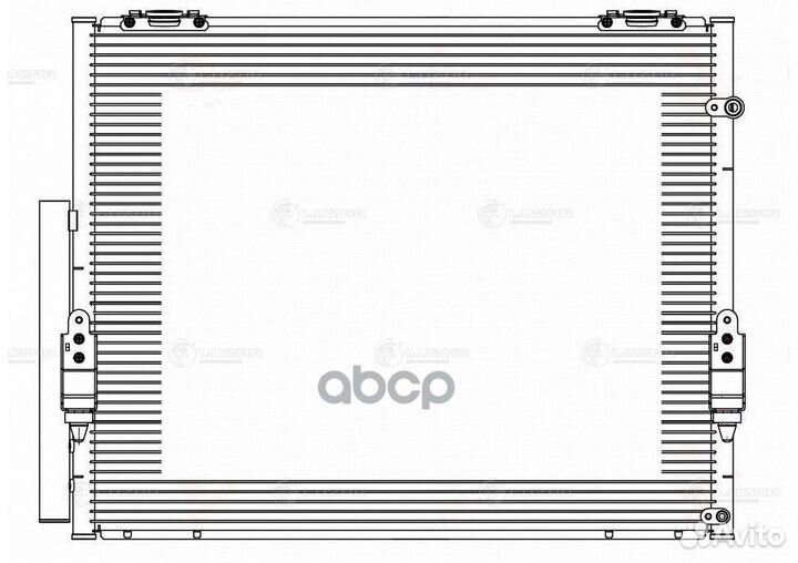 Радиатор кондиционера lrac1911 luzar