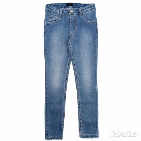 Frankie morello Джинсы голубые с эффектом потертос