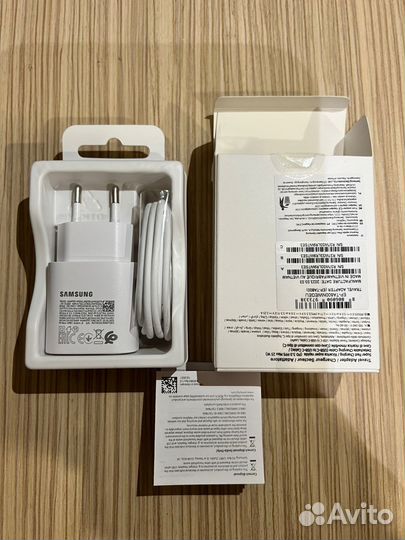 Оригинальная очень быстрая зарядка Samsung 25w