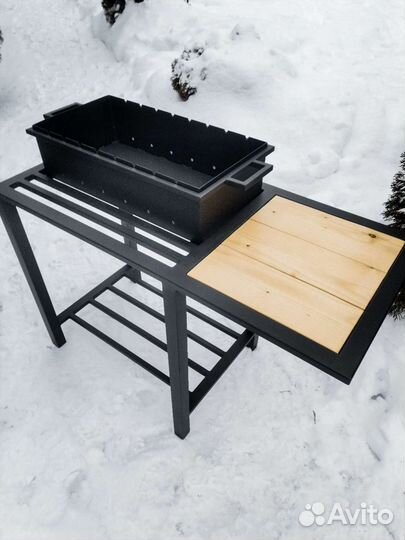 Мангал в стиле лофт