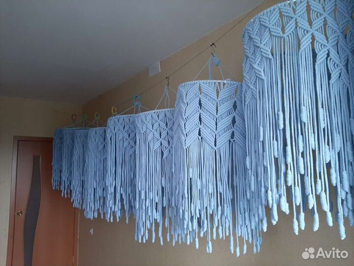 Макраме люстры/абажуры