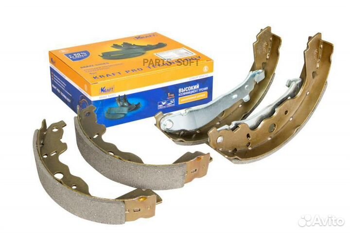 Kraft KT091501 Колодки тормозные LADA largus 12- з