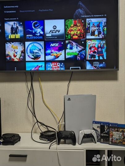 Sony playstation 5 ps5 mk1, fifa 24+подписка еа