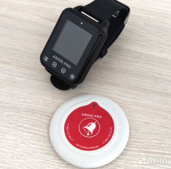 Кнпока вызова официанта и часы-пейджер Элит IP154