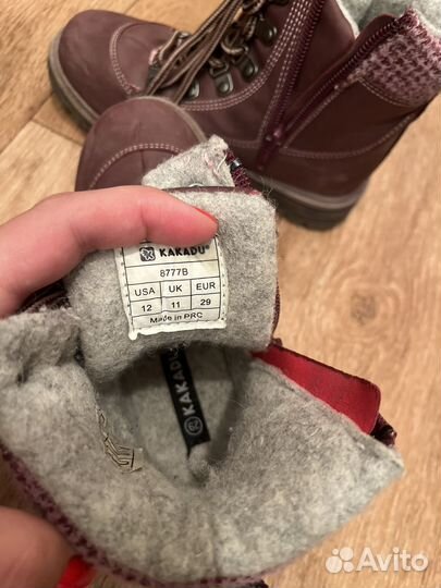 Ботинки детские